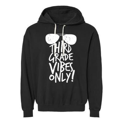 Third Grade Vibes Only Garment-Dyed Fleece Hoodie