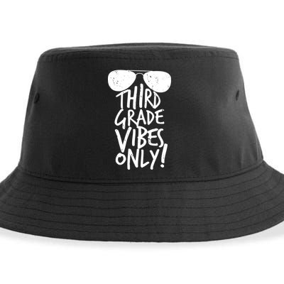 Third Grade Vibes Only Sustainable Bucket Hat