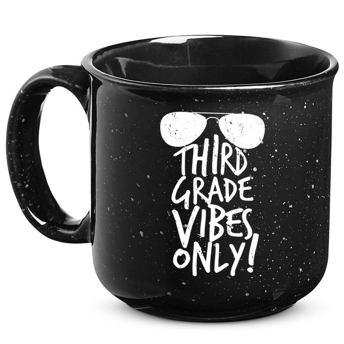 Third Grade Vibes Only 15oz Campfire Ceramic Mug