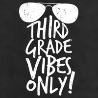 Third Grade Vibes Only Crop Fleece Hoodie