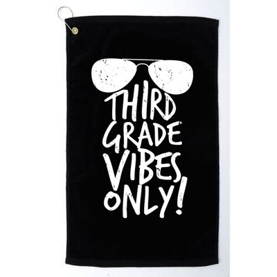 Third Grade Vibes Only Golf Towel