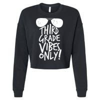 Third Grade Vibes Only Cropped Pullover Crew