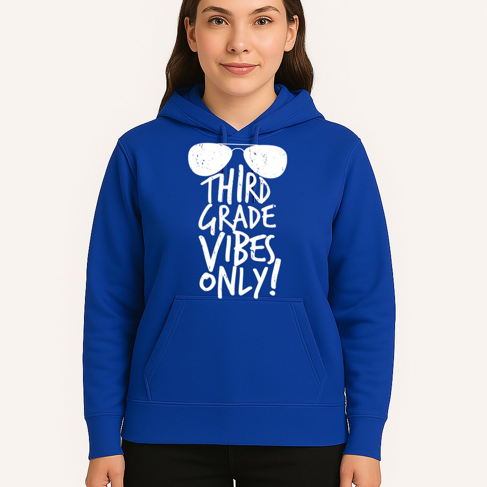 Third Grade Vibes Only Hoodie