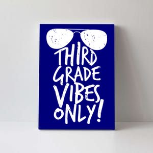 Third Grade Vibes Only Canvas