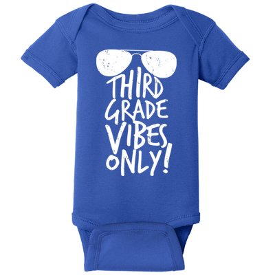 Third Grade Vibes Only Baby Bodysuit