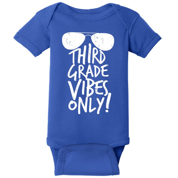 Third Grade Vibes Only Baby Bodysuit