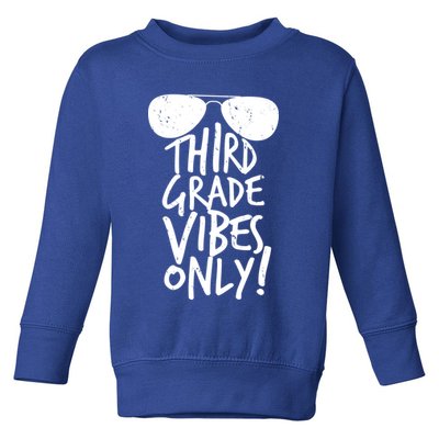 Third Grade Vibes Only Toddler Sweatshirt