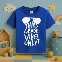 Third Grade Vibes Only Toddler T-Shirt