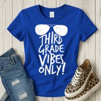 Third Grade Vibes Only Womens T-Shirt