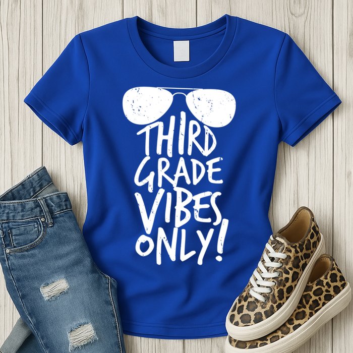Third Grade Vibes Only Womens T-Shirt
