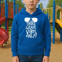 Third Grade Vibes Only Kids Hoodie