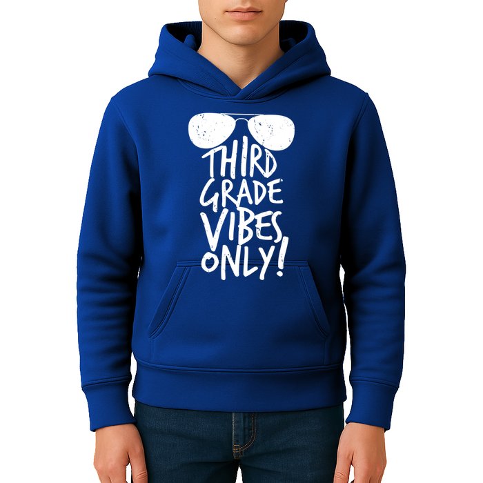 Third Grade Vibes Only Kids Hoodie