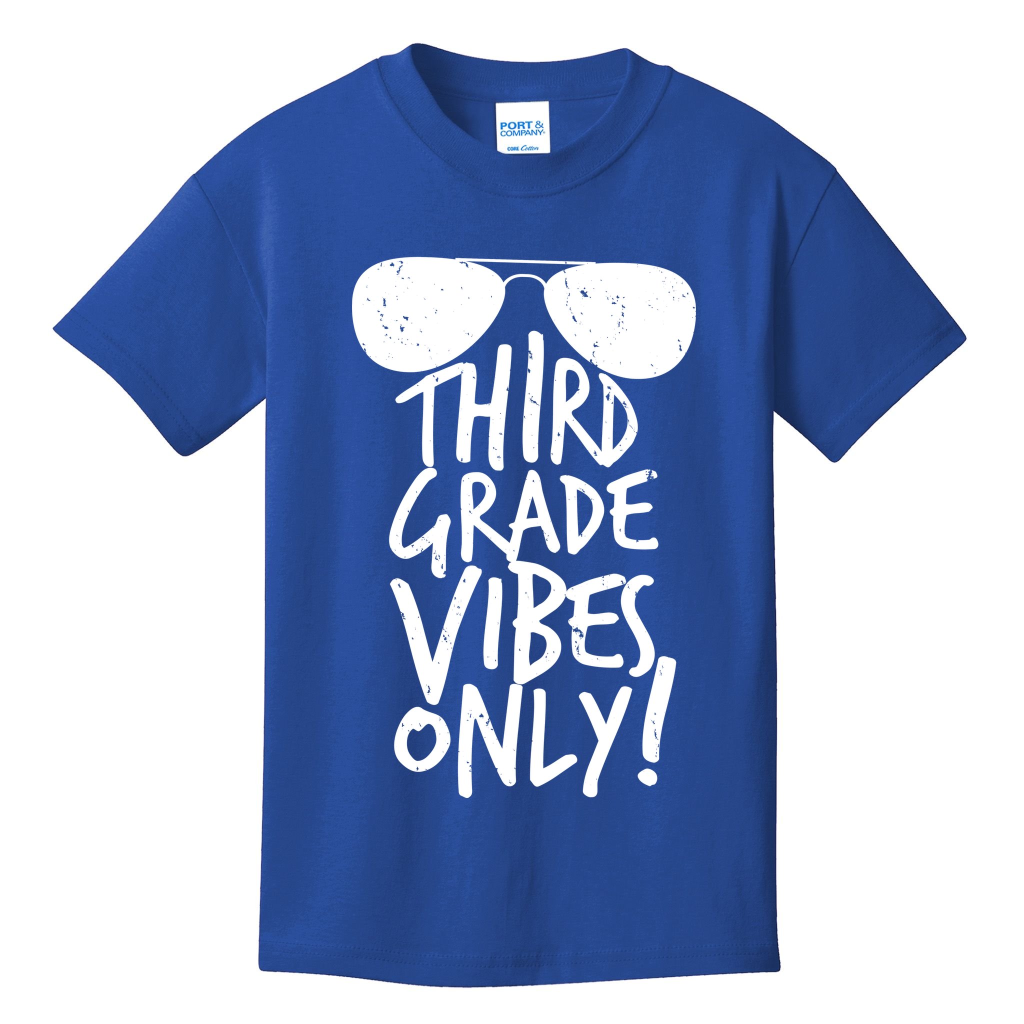 Third Grade Vibes Only Kids T-Shirt