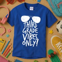 Third Grade Vibes Only Kids T-Shirt