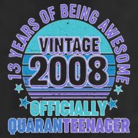 Thirteen 13 Years of Being Awesome Officially QuaranTeenager Cool Comfort Performance Bucket Hat