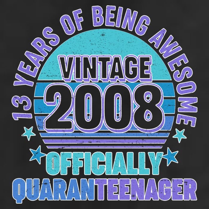 Thirteen 13 Years of Being Awesome Officially QuaranTeenager Cool Comfort Performance Bucket Hat