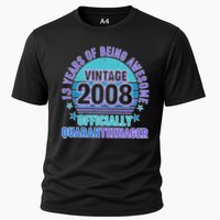 Thirteen 13 Years of Being Awesome Officially QuaranTeenager Cooling Performance Crew T-Shirt