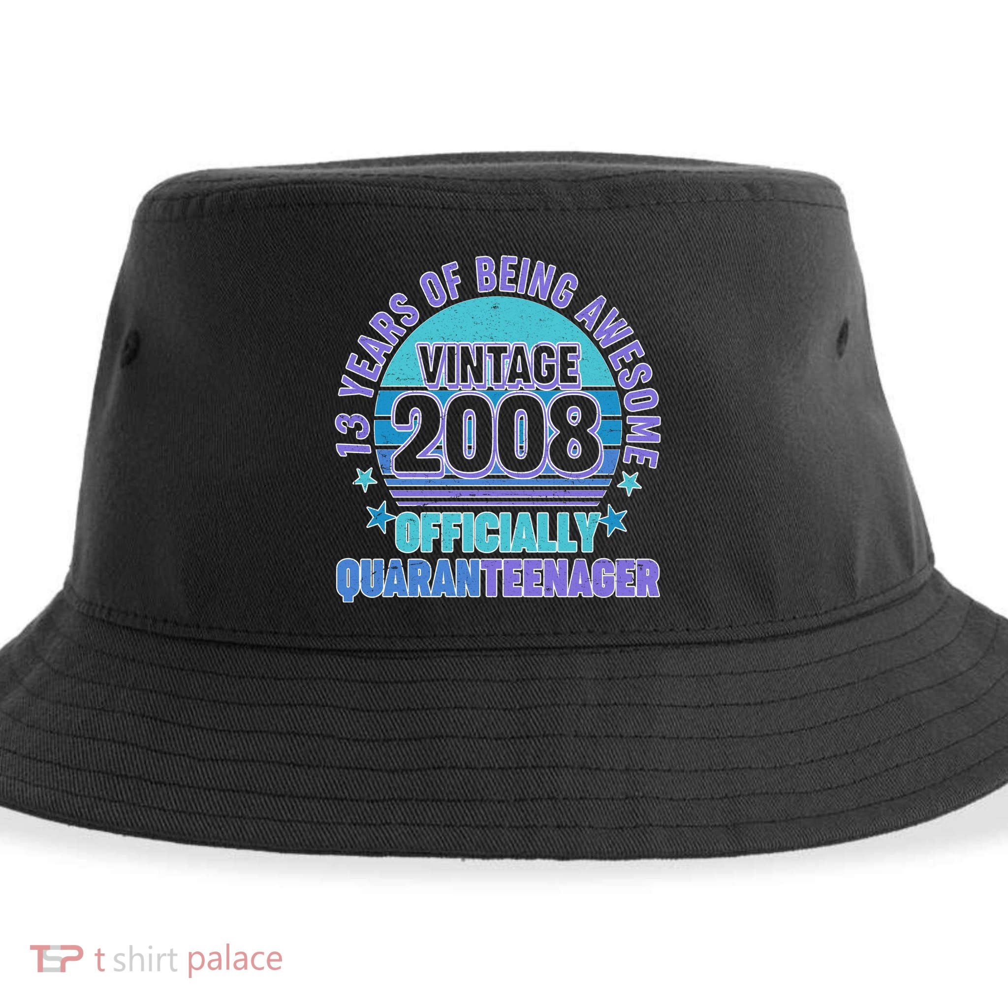 Thirteen 13 Years of Being Awesome Officially QuaranTeenager Sustainable Bucket Hat