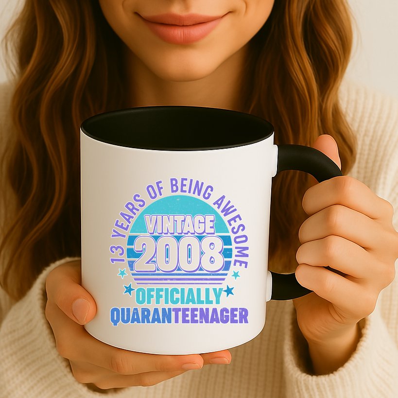 Thirteen 13 Years of Being Awesome Officially QuaranTeenager Mug