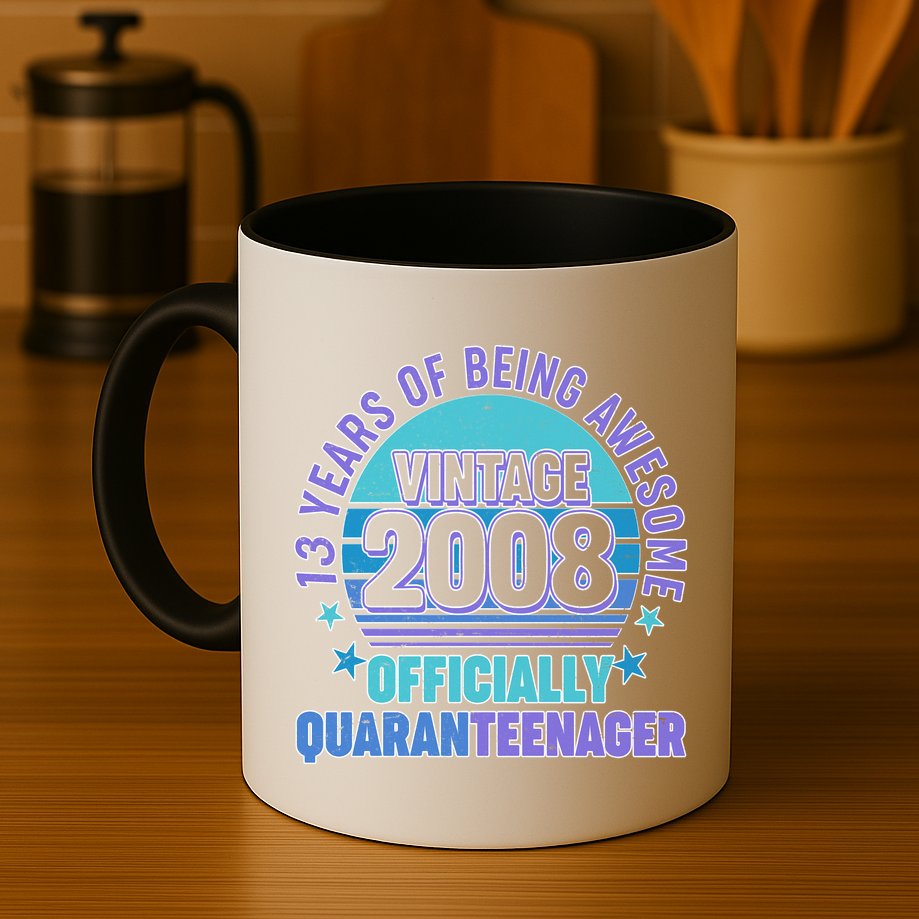 Thirteen 13 Years of Being Awesome Officially QuaranTeenager Mug
