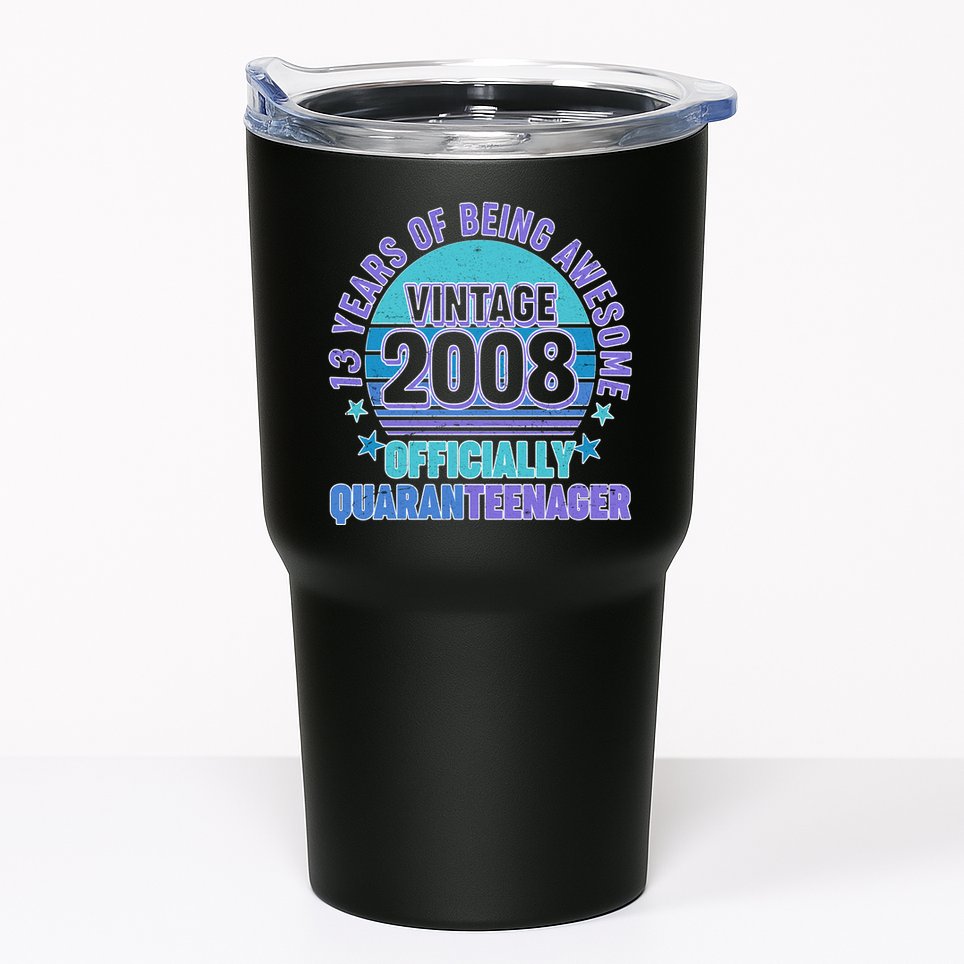 Thirteen 13 Years of Being Awesome Officially QuaranTeenager Tumbler