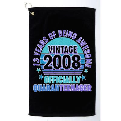 Thirteen 13 Years of Being Awesome Officially QuaranTeenager Golf Towel