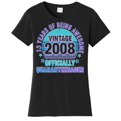 Thirteen 13 Years of Being Awesome Officially QuaranTeenager Women's T-Shirt