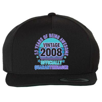 Thirteen 13 Years of Being Awesome Officially QuaranTeenager Wool Snapback Cap