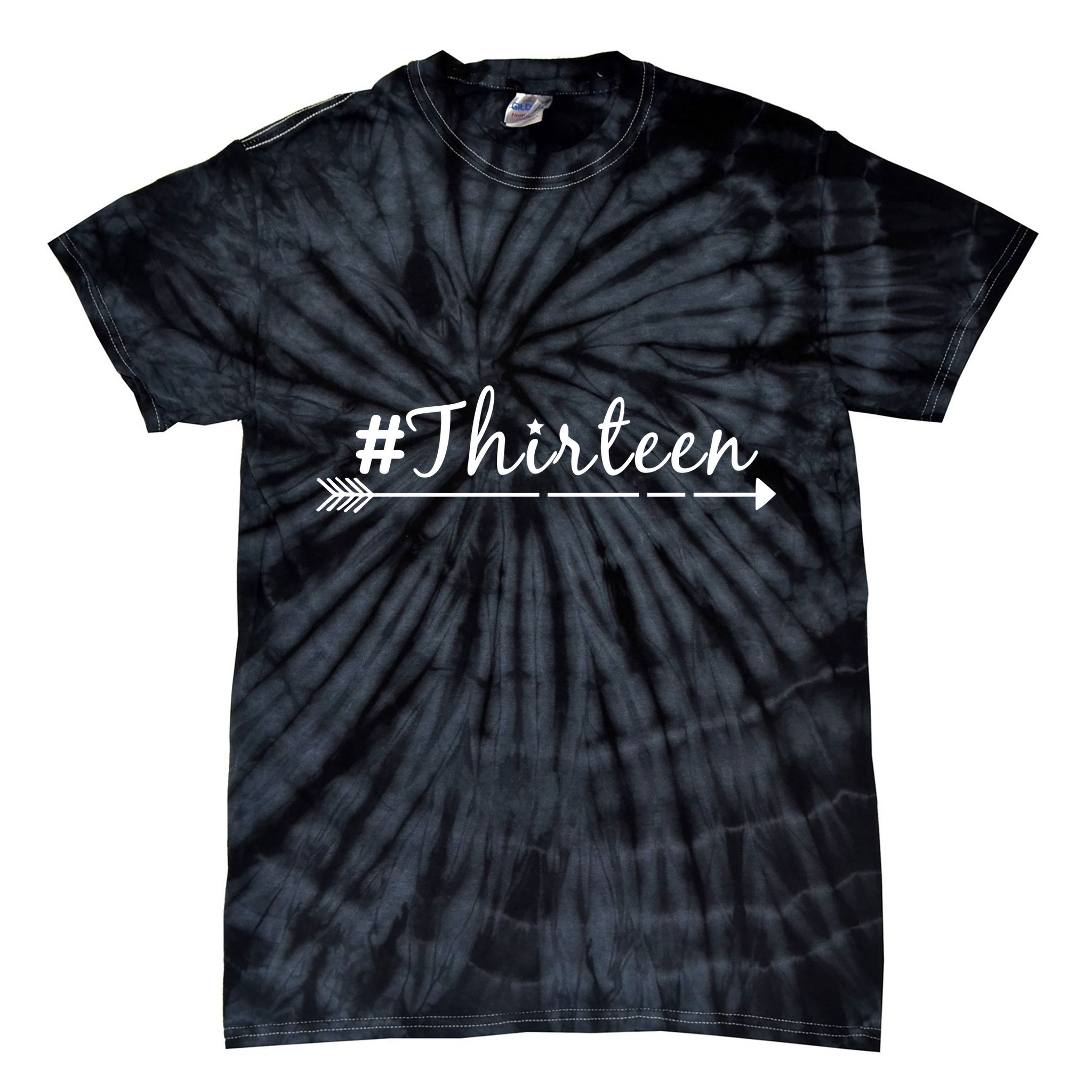 #Thirteen Arrow Tie-Dye T-Shirt