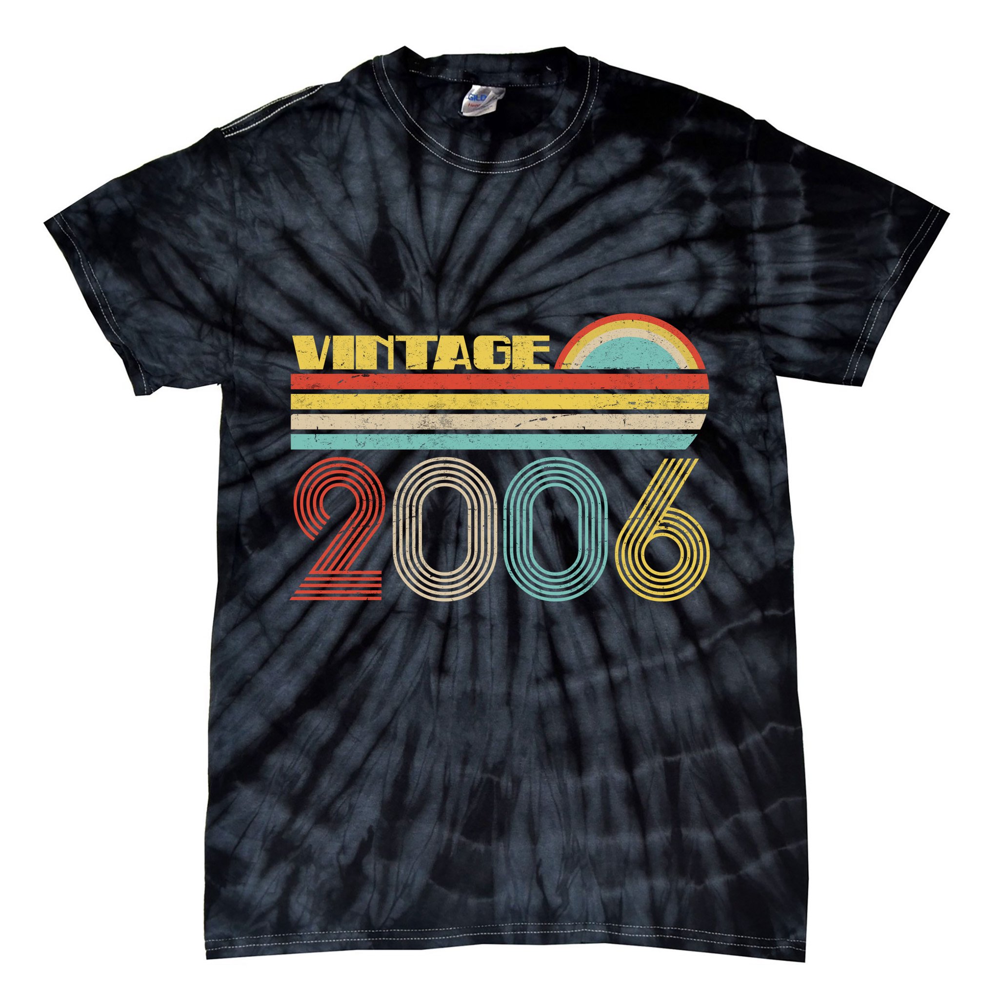 Thirteen Years Old Vintage 2006 13th Birthday Tie-Dye T-Shirt