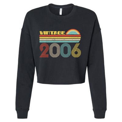 Thirteen Years Old Vintage 2006 13th Birthday Cropped Pullover Crew