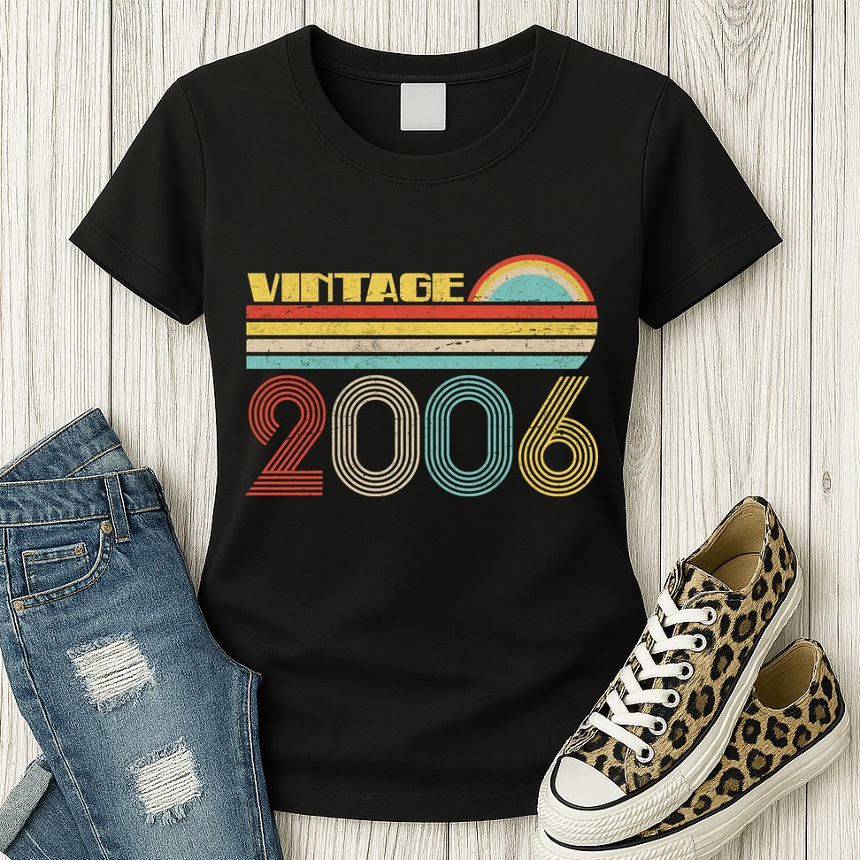 Thirteen Years Old Vintage 2006 13th Birthday Womens T-Shirt