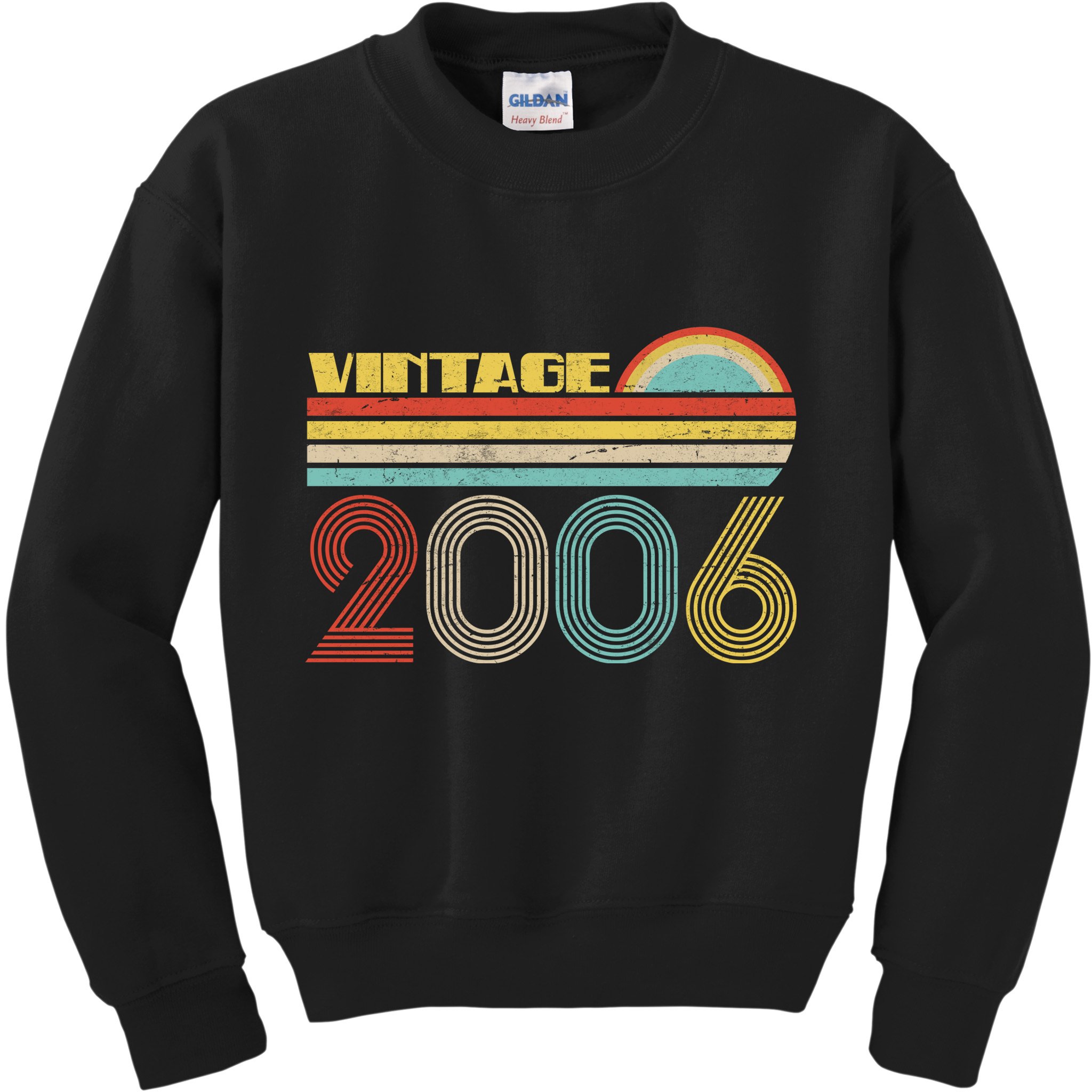Thirteen Years Old Vintage 2006 13th Birthday Kids Sweatshirt