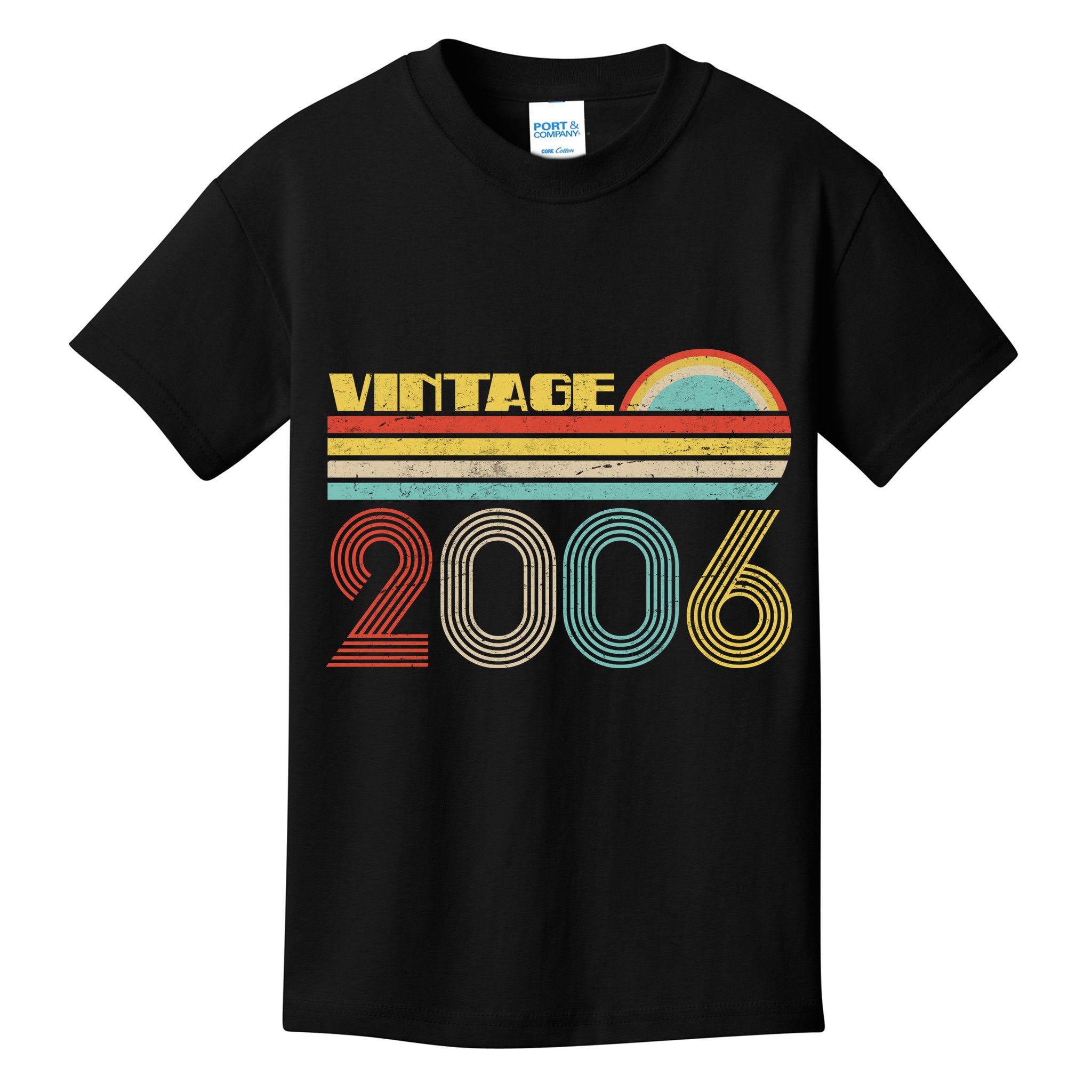 Thirteen Years Old Vintage 2006 13th Birthday Kids T-Shirt