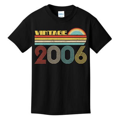 Thirteen Years Old Vintage 2006 13th Birthday Kids T-Shirt