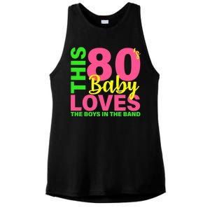 This 80's Baby Loves The Boys In The Band Ladies PosiCharge Tri-Blend Wicking Tank