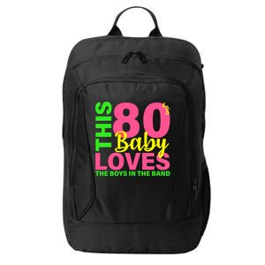 This 80's Baby Loves The Boys In The Band City Backpack