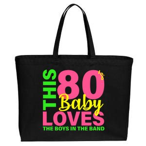 This 80's Baby Loves The Boys In The Band Cotton Canvas Jumbo Tote