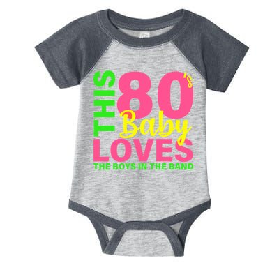 This 80's Baby Loves The Boys In The Band Infant Baby Jersey Bodysuit