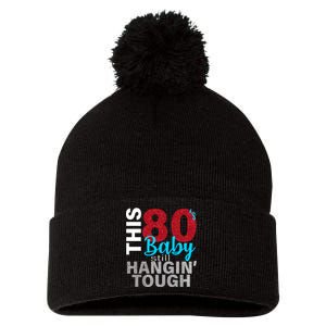 This 80's Baby Still Hangin' Tough Pom Pom 12in Knit Beanie