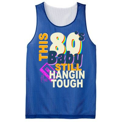 This 80's Baby Still Hangin Tough 1980s Rock Mesh Reversible Basketball Jersey Tank