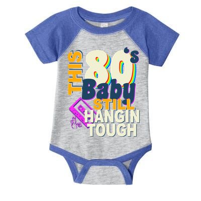 This 80's Baby Still Hangin Tough 1980s Rock Infant Baby Jersey Bodysuit