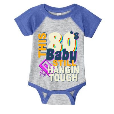 This 80's Baby Still Hangin Tough 1980s Rock Infant Baby Jersey Bodysuit