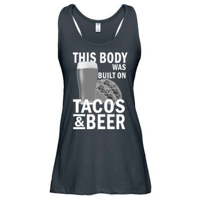 This Body Was Built On Tacos & Beer Ladies Essential Flowy Tank