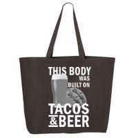 This Body Was Built On Tacos & Beer 25L Jumbo Tote