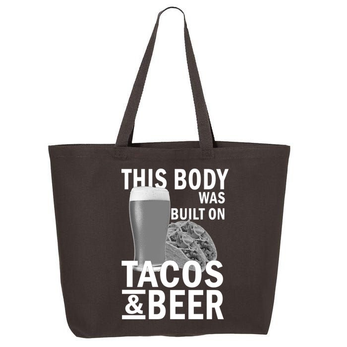 This Body Was Built On Tacos & Beer 25L Jumbo Tote