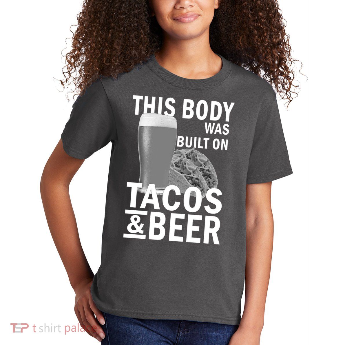 This Body Was Built On Tacos & Beer Kids T-Shirt