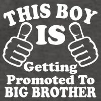 This Boy is Getting Promoted To Big Brother Vector Backpack