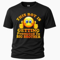 This Boy is Getting Promoted To Big Brother Smiley Emoji Cooling Performance Crew T-Shirt