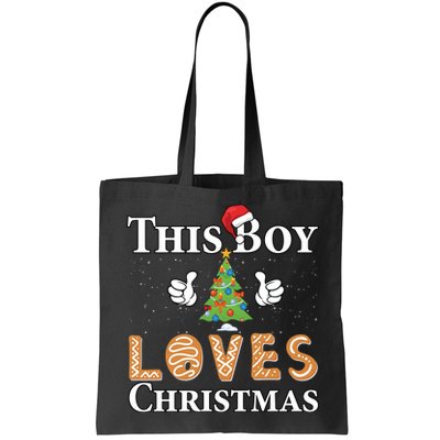 This Boy Loves Christmas Bag